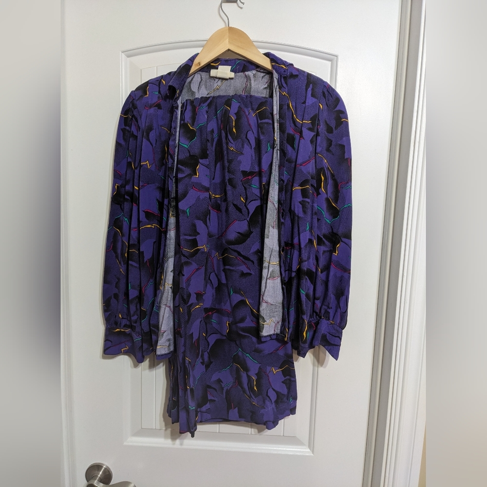 Vintage skirt/blouse set